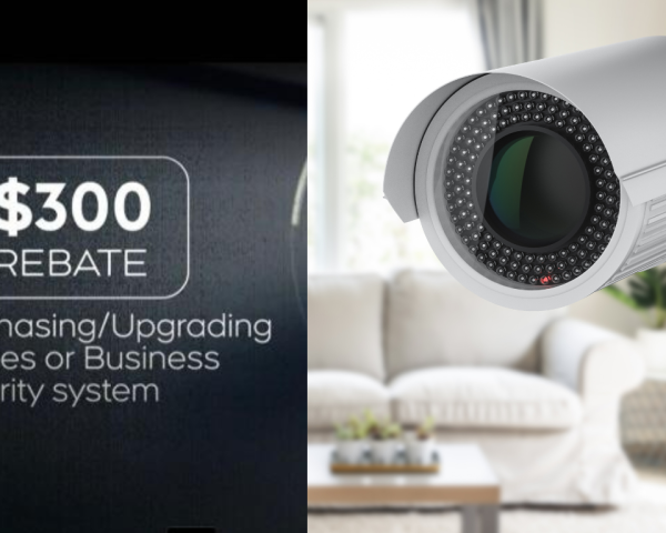 $300 rebate for home or business security system purchases or upgrades in Manitoba